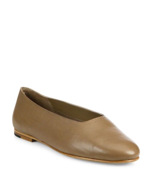 vince maxwell leather flats